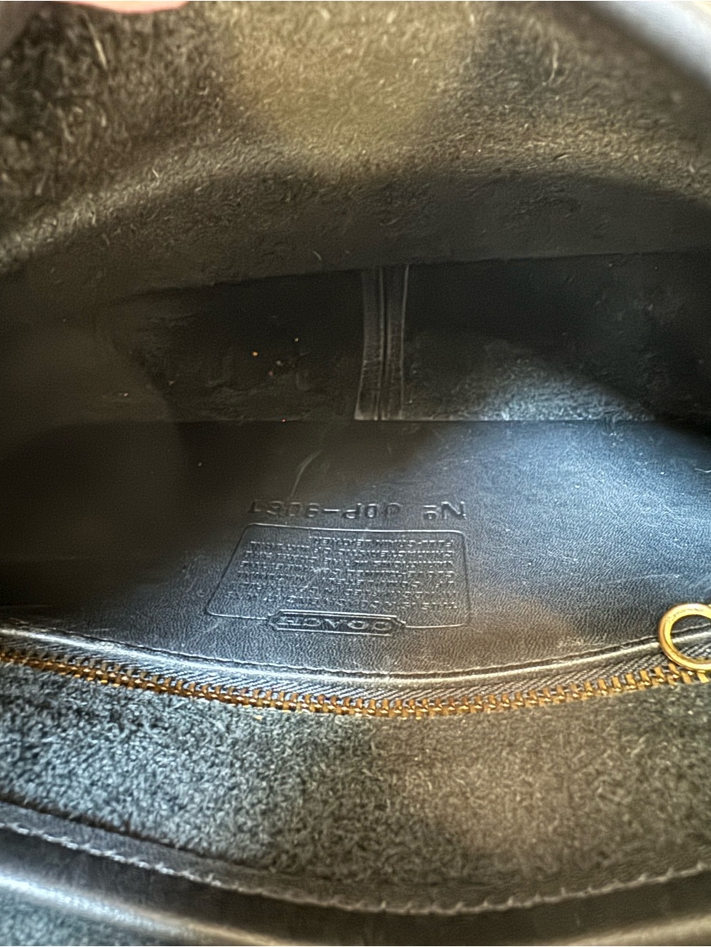 Vintage Coach Rambler’s Legacy 9061 Black Leather Bag from Costa Rica - Picture 8 of 11